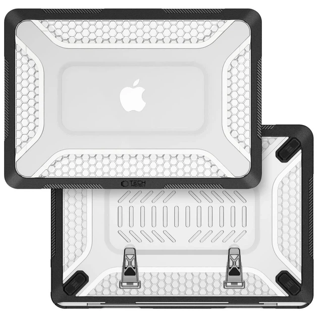 Чехол Tech-Protect Kevlar Pro для MacBook Neo 13 2026 Matte Black/Clear (5906302323326) - Фото 3 Чехол Tech-Protect Kevlar Pro для MacBook Neo 13 2026 Matte Black/Clear (5906302323326) - изображение 3