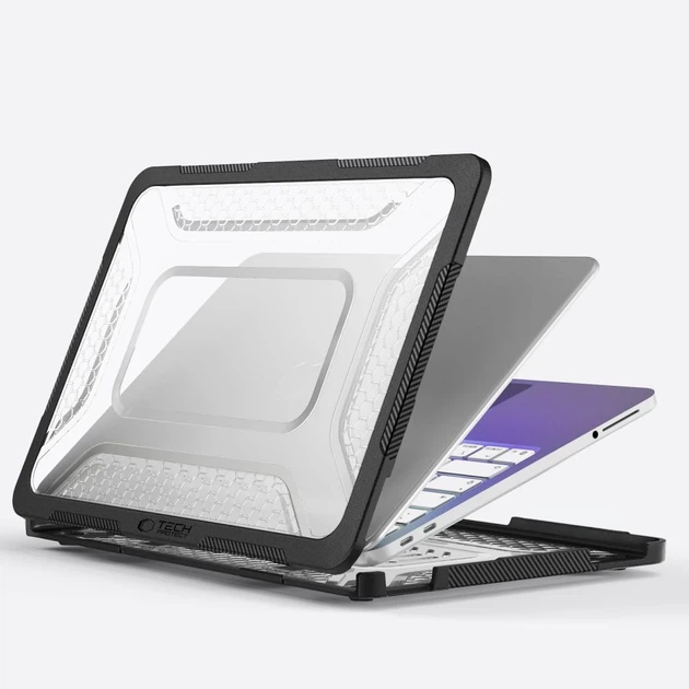 Чехол Tech-Protect Kevlar Pro для MacBook Neo 13 2026 Matte Black/Clear (5906302323326) - Фото 6 Чехол Tech-Protect Kevlar Pro для MacBook Neo 13 2026 Matte Black/Clear (5906302323326) - изображение 6