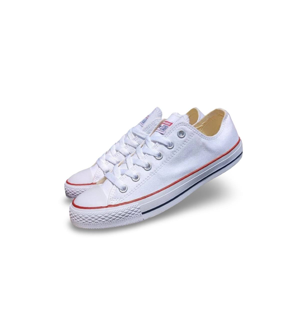 Женские низкие кеды с вышивкой Converse all star белые 38 - Фото 4 Женские низкие кеды с вышивкой Converse all star белые 38 - изображение 4