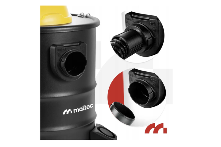 Пилосос для золі та каміна будівельний MalTec TurboVac ML1800-ASH 18 л 1800 Вт - зображення 4