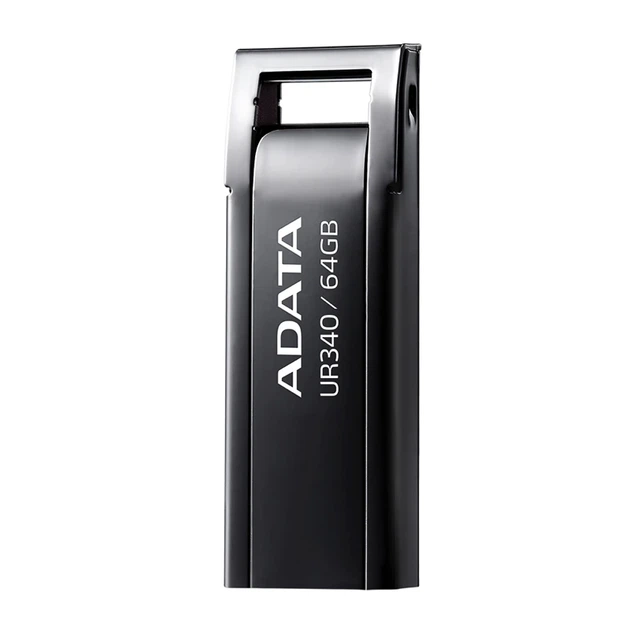 Флеш-накопичувач ADATA USB 3.2 UR340 64Gb Black - зображення 4