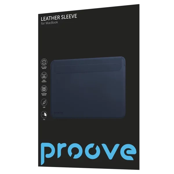 Чехол Proove Leather Sleeve MacBook 13"/13,3" blue - изображение 2