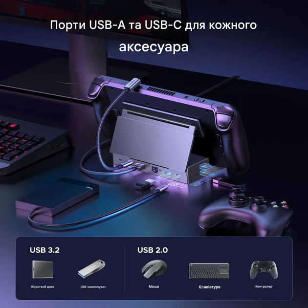 Док-станція 9 in 1 UGREEN CM800 зі складаною підставкою, 4K за 60 Гц | Пошкоджене упакування - Уценка - Фото 5 Док-станція 9 in 1 UGREEN CM800 зі складаною підставкою, 4K за 60 Гц | Пошкоджене упакування - Уценка - изображение 5
