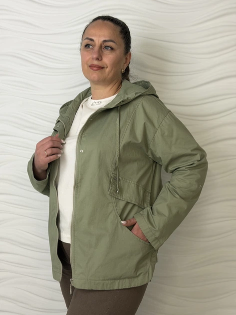 Куртка-ветровка Весна-Лето Хаки 995/2XL - изображение 3