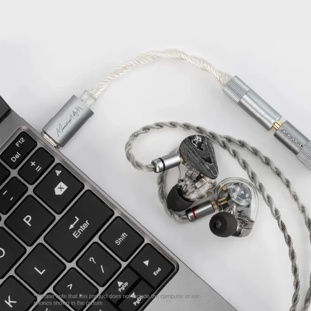 Портативный цап с усилителемMoondrop Echo-A [3.5 Single] - portable DAC, AMP, MIC, 32Bit / 384kHz - изображение 3