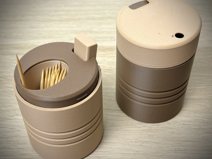 Диспенсер Для Зубочисток Pop-Up Toothpick Holder 7 См 3Д Печать - изображение 2