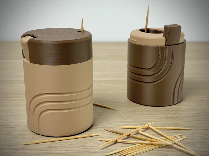 Диспенсер Для Зубочисток Pop-Up Toothpick Holder 7 См 3Д Печать - изображение 3