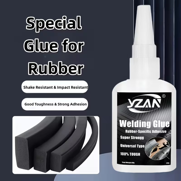 YZAN Welding Glue — Спеціальний надміцний клей для гуми (50 г) - изображение 2
