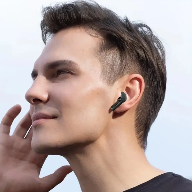 Беспроводные Bluetooth-наушники HK3 TWS вакуумные с LED-дисплеем, шумоподавлением, микрофоном, игровым режимом и зарядным - изображение 7