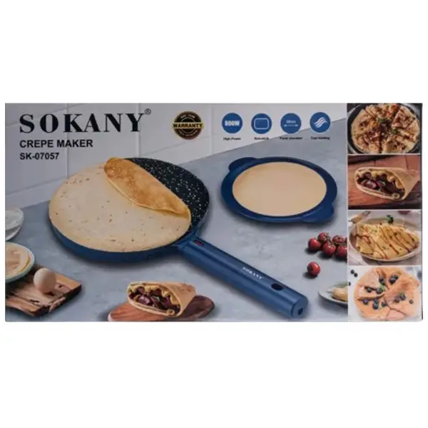 Млинниця електрична 600 Вт 20 см(SK-07057)(Sokany) - изображение 6