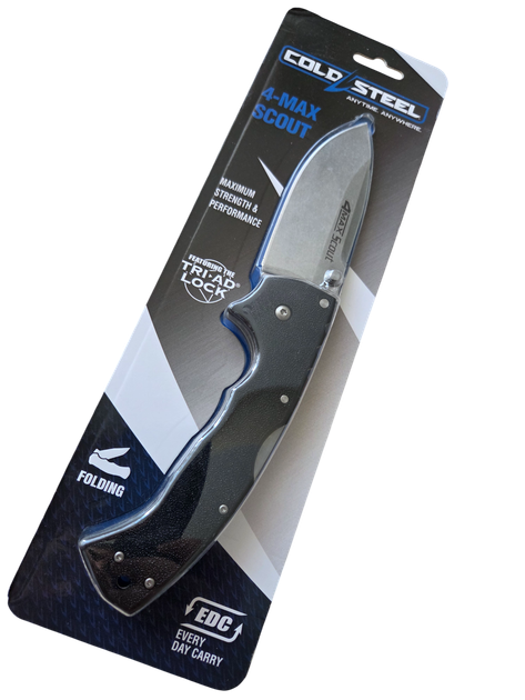 Нож Cold Steel Cold Steel 4-Max Scout Black (AUS-10A) - изображение 8