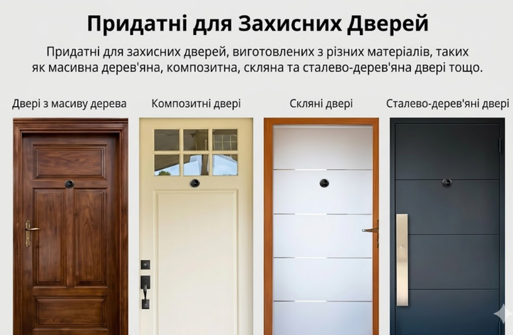 Відео домофон вічко USafe R9 Wi-Fi ip з датчиком руху, 4,3 дюйми Tuya - зображення 8