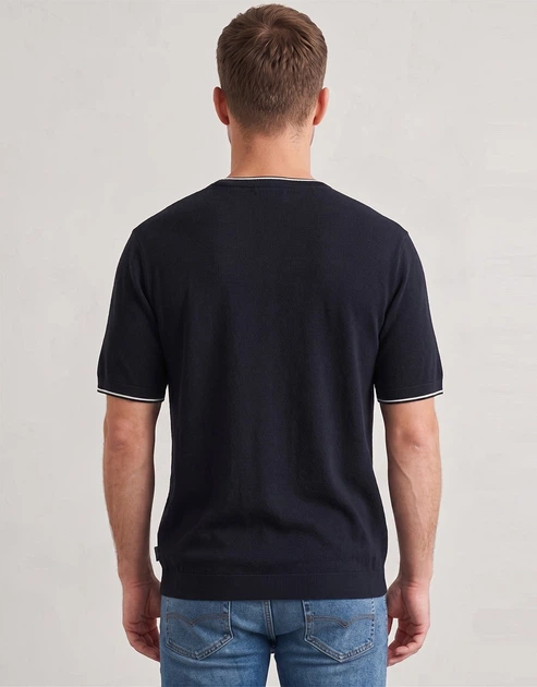 Трикотажна футболка Bugatti у темно-синьому кольорі - розмір 30/60 (4XL)(15570Е/390/7200) - зображення 2