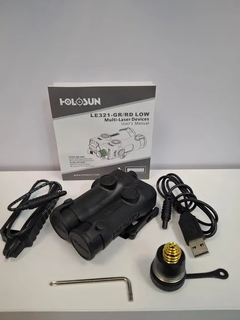 Holosun LE321-GR тактичний блок 4в1 (зелений лазер + ІЧ + підсвітка + ліхтар) - изображение 5
