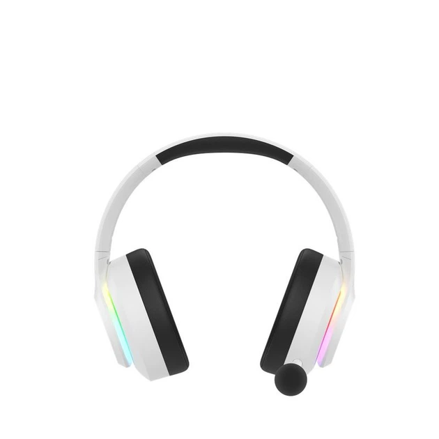 Гарнітура ігрова A4Tech бездротова Bloody GR520 (White) з RGB підсвічуванням, білий колір - изображение 6