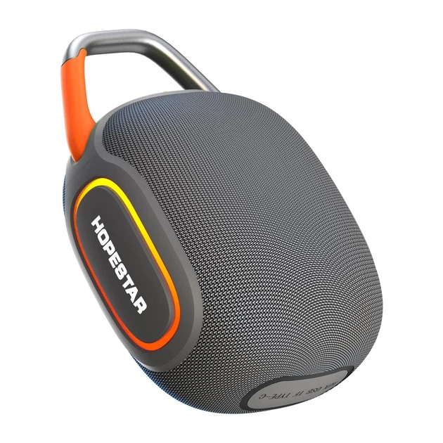 Портативная колонка HOPESTAR P91, 15W, FM, TWS, TF, FM, USB, AUX, IPX7, BT5.3, 2600mAh, 6-8h, Grey - Фото 3 Портативная колонка HOPESTAR P91, 15W, FM, TWS, TF, FM, USB, AUX, IPX7, BT5.3, 2600mAh, 6-8h, Grey - изображение 3