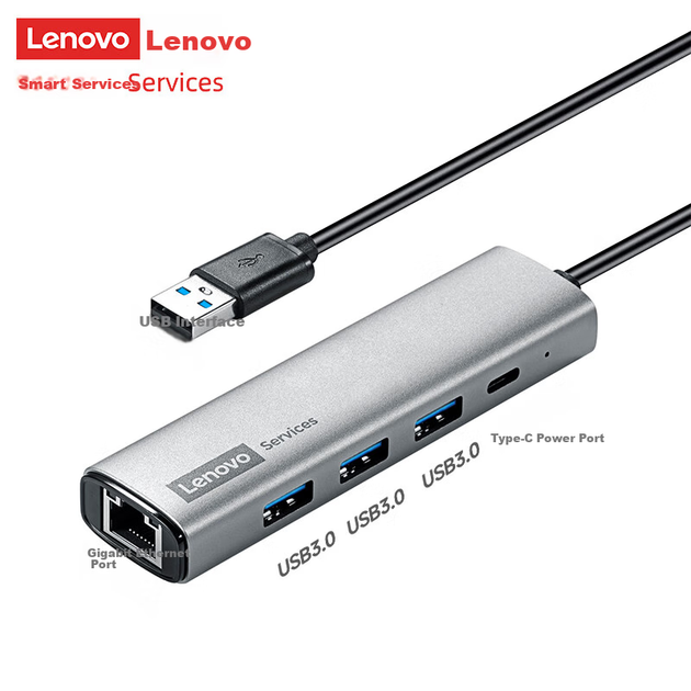 Адаптер Lenovo USB-Ethernet, расширительная док-станция RJ45, гигабитный сетевой кабель, USB-разветвитель, удлинительный кабель для ноутбука, расширительная док-станция BY02-RA Gigabit - Фото 9 Адаптер Lenovo USB-Ethernet, расширительная док-станция RJ45, гигабитный сетевой кабель, USB-разветвитель, удлинительный кабель для ноутбука, расширительная док-станция BY02-RA Gigabit - изображение 9