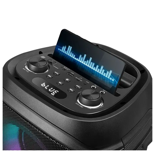 Акустическая система Bluetooth 100 Вт с подсветкой для пикника 4400 мАч черный Sven CS-0139 - зображення 5