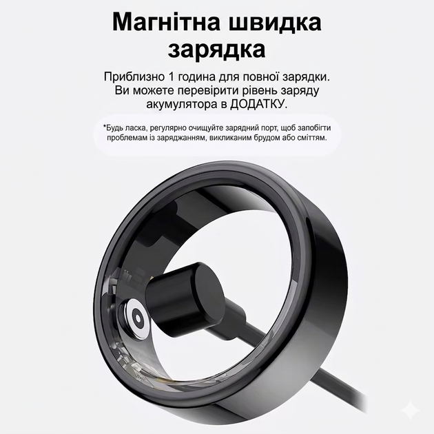 Смарт кольцо COLMI R02 фитнес-трекер для контроля сна, пульса и активности, черный (1001) - Фото 3 Смарт кольцо COLMI R02 фитнес-трекер для контроля сна, пульса и активности, черный (1001) - изображение 3