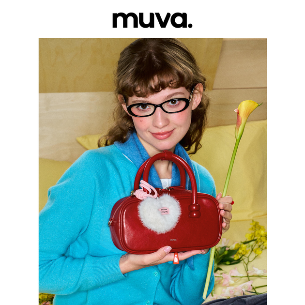 Сумка MUVA Boston Red из натуральной кожи, женская наплечная, для работы, подарочная - Фото 5 Сумка MUVA Boston Red из натуральной кожи, женская наплечная, для работы, подарочная - изображение 5