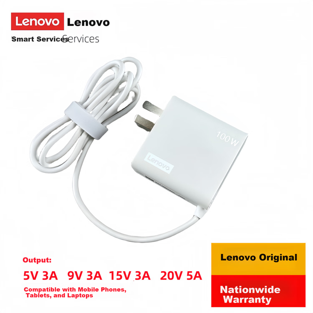 Зарядний пристрій Lenovo Savior Y7000P оригінальний, 100 Вт, GaN, Type-C, PD - зображення 5