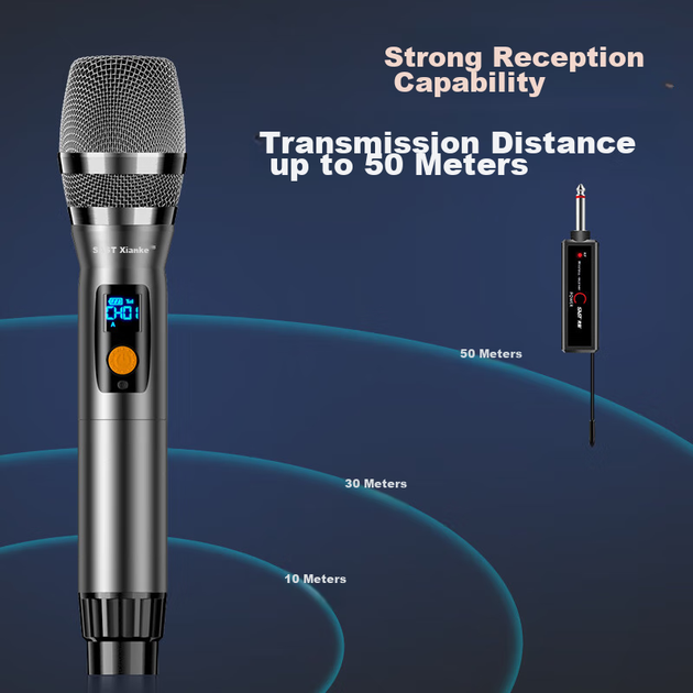 Микрофон беспроводной SAST OK-125 караоке FM - изображение 7