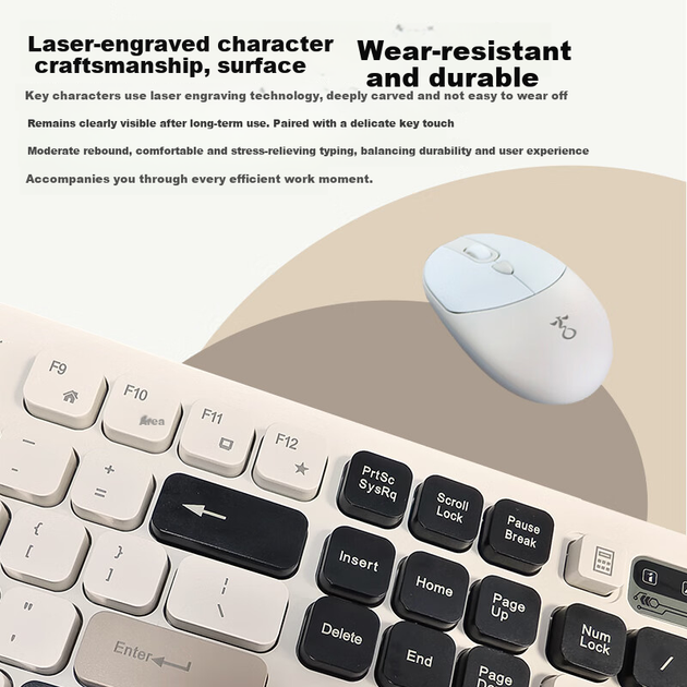 Комплект беспроводной Unisplendour Xuan Niao KM500W Wireless Черный - изображение 3