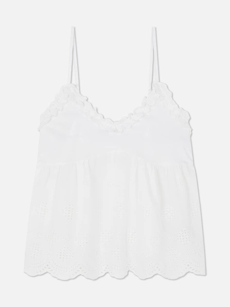 Топ Primark білий NTTJL642 L - Фото 5 Топ Primark білий NTTJL642 L - изображение 5
