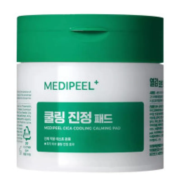 Охолоджувальні заспокійливі пілінг‑педи для обличчя MEDIPEEL Cica Cooling Calming Pad 50 шт (100 мл) — миттєве зняття подразнень - Фото 1 Охолоджувальні заспокійливі пілінг‑педи для обличчя MEDIPEEL Cica Cooling Calming Pad 50 шт (100 мл) — миттєве зняття подразнень - изображение 1