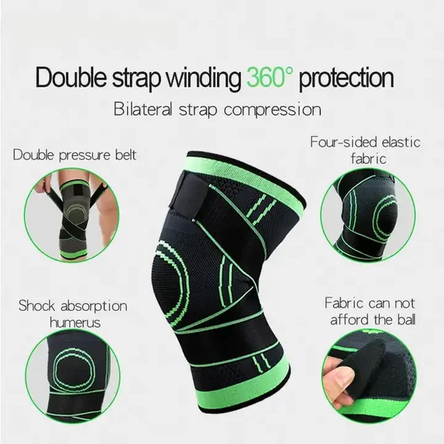 Наколенник бандаж размер M KNEE SUPPORT эластичный - изображение 2