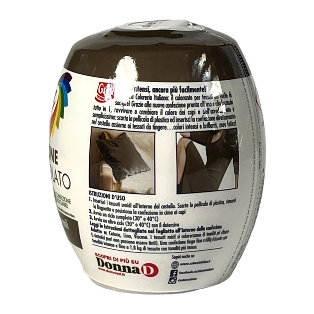Краска для одежды и текстиля COLORERIA ITALIANA Marrone Cioccolato шоколадно-коричневый 350г - Фото 2 Краска для одежды и текстиля COLORERIA ITALIANA Marrone Cioccolato шоколадно-коричневый 350г - изображение 2