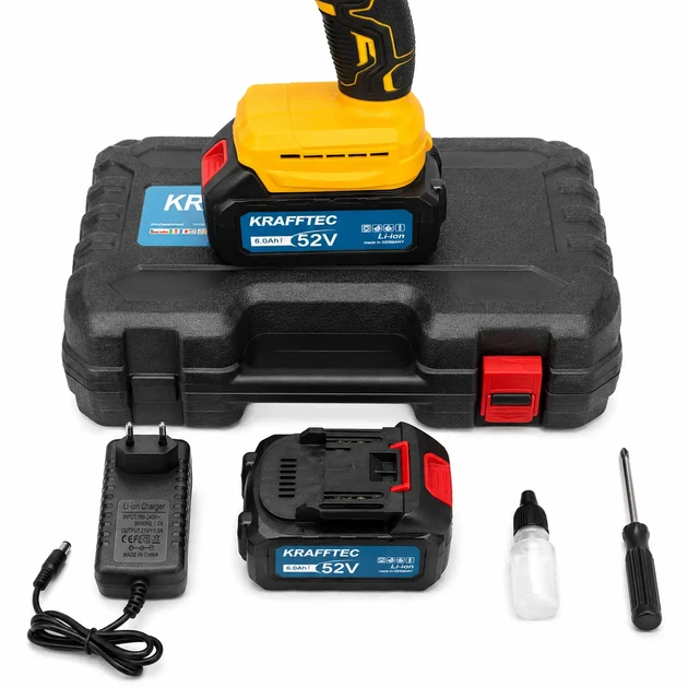 Аккумуляторная бесщеточная мини-пила Krafftec PRO 48V 6Ah - изображение 4