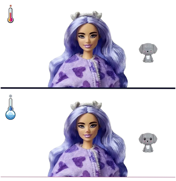 Кукла Barbie Cutie Reveal в костюме собачки с 10 сюрпризами для игры HE0840 - Фото 2 Кукла Barbie Cutie Reveal в костюме собачки с 10 сюрпризами для игры HE0840 - изображение 2