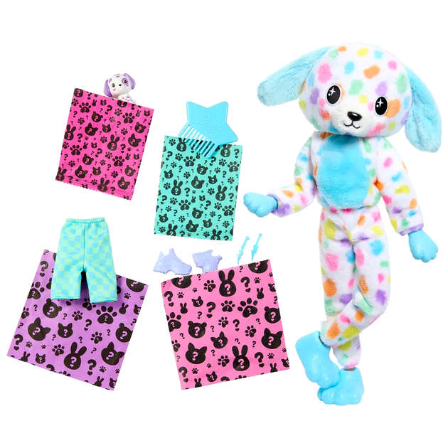 Кукла Barbie Cutie Reveal с аксессуарами для игры 10 сюрпризов HE0842 - Фото 4 Кукла Barbie Cutie Reveal с аксессуарами для игры 10 сюрпризов HE0842 - изображение 4