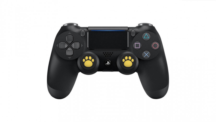 Накладки на Стики 2шт RMC Cat Paw PlayStation 5 4 3 2 1 Xbox Series One 360 Switch 2 Black Yellow - Фото 5 Накладки на Стики 2шт RMC Cat Paw PlayStation 5 4 3 2 1 Xbox Series One 360 Switch 2 Black Yellow - изображение 5