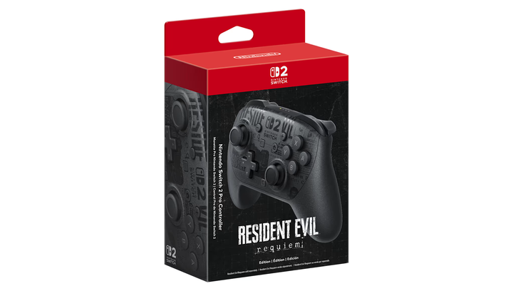 Геймпад Бездротовий Nintendo Switch 2 Pro Controller Resident Evil Requiem Limited Edition Black - Фото 6 Геймпад Бездротовий Nintendo Switch 2 Pro Controller Resident Evil Requiem Limited Edition Black - зображення 6