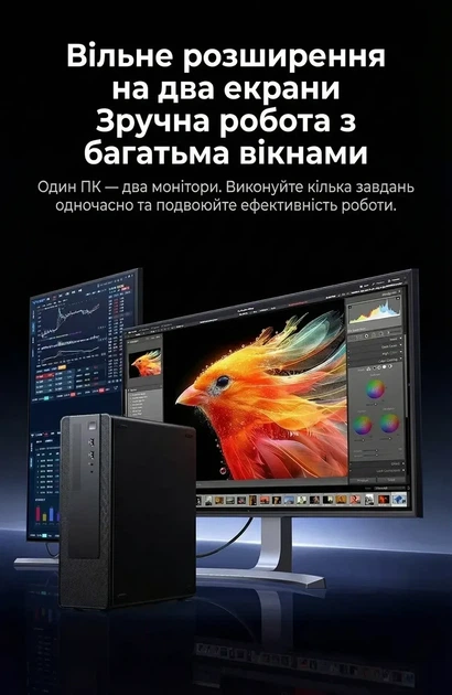 Адаптер переходник Ugreen Displayport to HDMI 4K 30Hz однонаправленный 2 шт Grey (DP130) - Фото 6 Адаптер переходник Ugreen Displayport to HDMI 4K 30Hz однонаправленный 2 шт Grey (DP130) - изображение 6