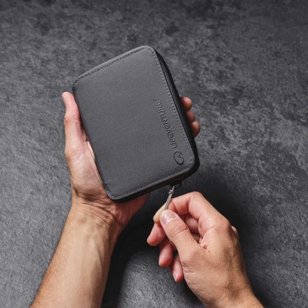 Кошелек Lifeventure Recycled RFID Mini Travel Wallet Grey - изображение 8