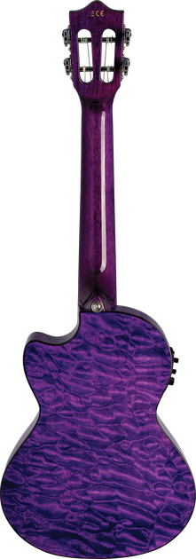 Ukulele Lanikai Tenor Quilted Maple Purple - obraz 2
