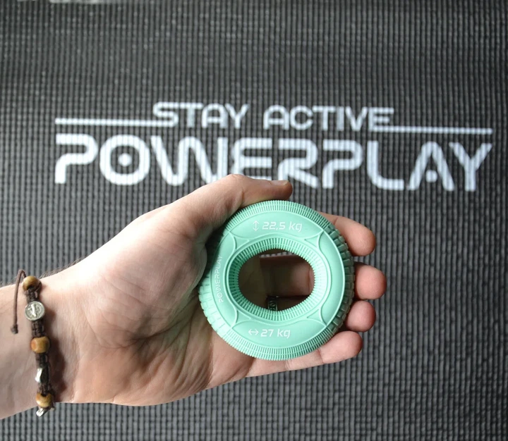 Эспандер кистевой Active Point силиконовый 22,5-27 кг мятный - изображение 3