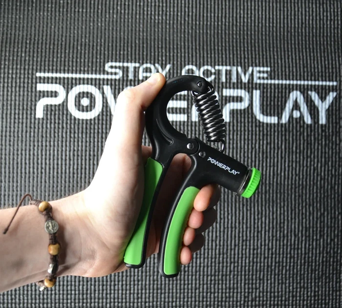 Еспандер кистевой Active Point металл 10-40 кг зеленый - изображение 7