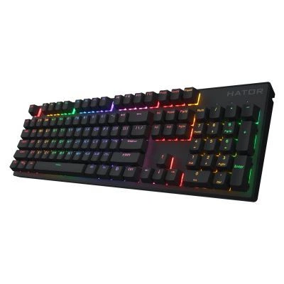 Клавіатура Hator Icefall Mecha Rainbow USB Black (HTK104UA) - Фото 2 Клавіатура Hator Icefall Mecha Rainbow USB Black (HTK104UA) - зображення 2