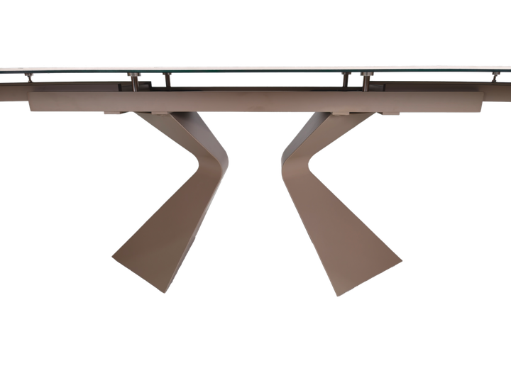 Стол LAURA CERAMIC 160(240)*90 бежевый мат/бежевый - изображение 6