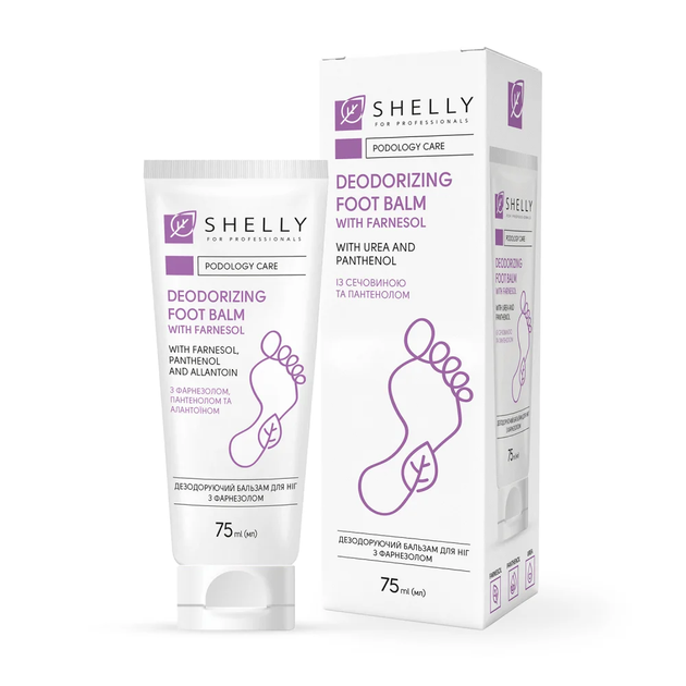 Дезодорирующий бальзам для ног с фарнезолом Shelly 75 мл 4823109412798 - изображение 7