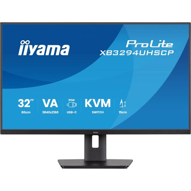 Монітор iiyama XB3294UHSCP-B1 - Фото 1 Монітор iiyama XB3294UHSCP-B1 - зображення 1