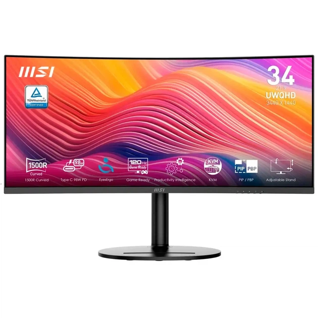 Монітор MSI Modern MD342CQP - Фото 1 Монітор MSI Modern MD342CQP - зображення 1