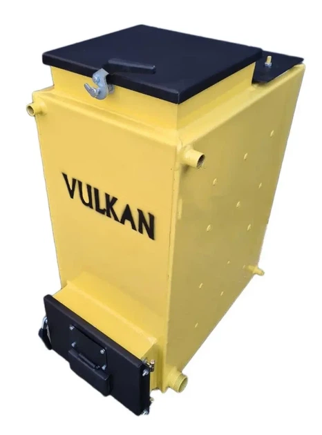 Шахтний твердопаливний котел Vulkan ECO 10 кВт нижнього горіння з чавунними колосниками - зображення 3