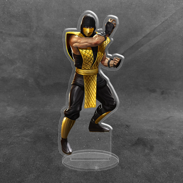 Акрилова колекційна фігурка Мортал комбат Mortal Kombat Скорпион 1 15 см - зображення 2