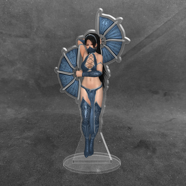 Акриловая коллекционная фигурка Мортал комбат Mortal Kombat Китана 15 см - Фото 2 Акриловая коллекционная фигурка Мортал комбат Mortal Kombat Китана 15 см - изображение 2