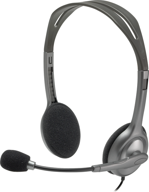 Навушники Logitech Stereo Headset H110 (981-000271) - Фото 1 Навушники Logitech Stereo Headset H110 (981-000271) - зображення 1